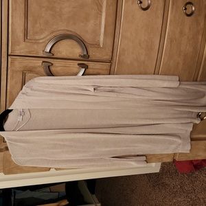 Loft XL tan long cardigan